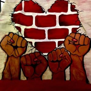 George men’s 3XL brick color long sleeve hoodie